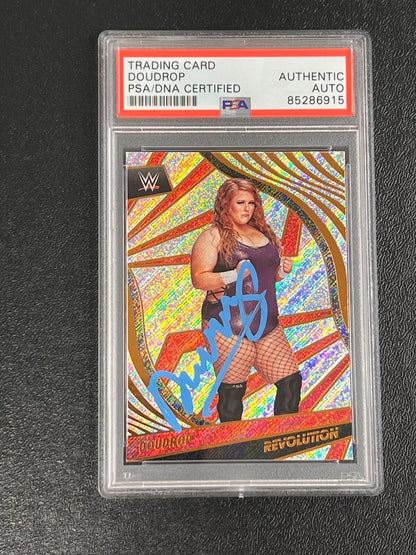 2022 Panini Revolution WWE #60 Doudrop Signed Card AUTO PSA/DNA Slabbed WWE