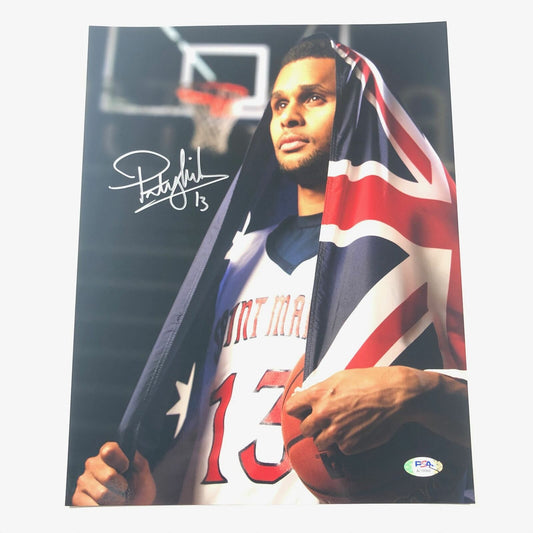 Patty Mills signed 11x14 photo PSA/DNA Saint Mary's Autographed Spurs