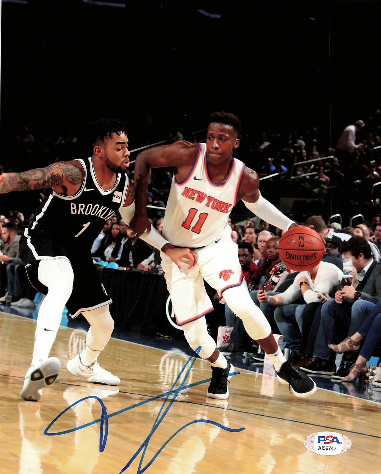 Frank Ntilikina signed 8x10 photo PSA/DNA New York Knicks Autographed