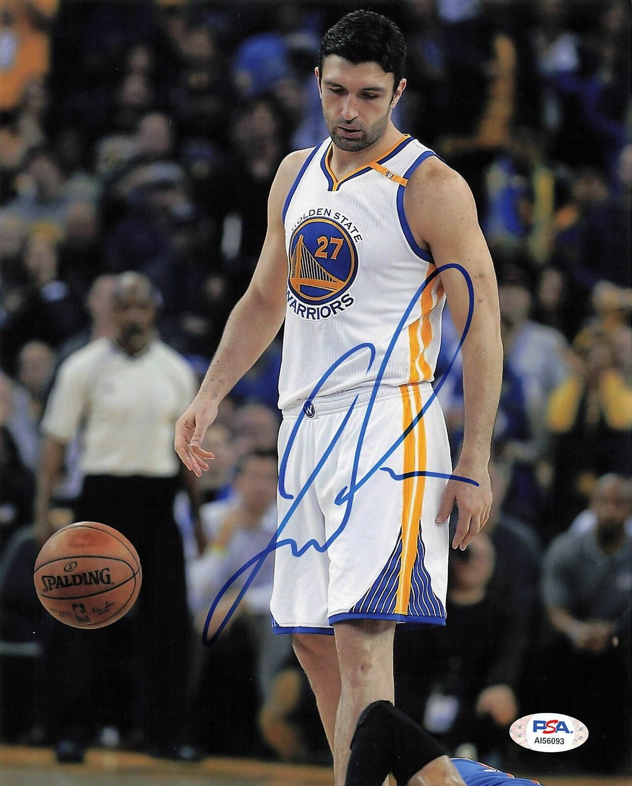 Zaza Pachulia signed 8x10 photo PSA/DNA Golden State Warriors Autographed