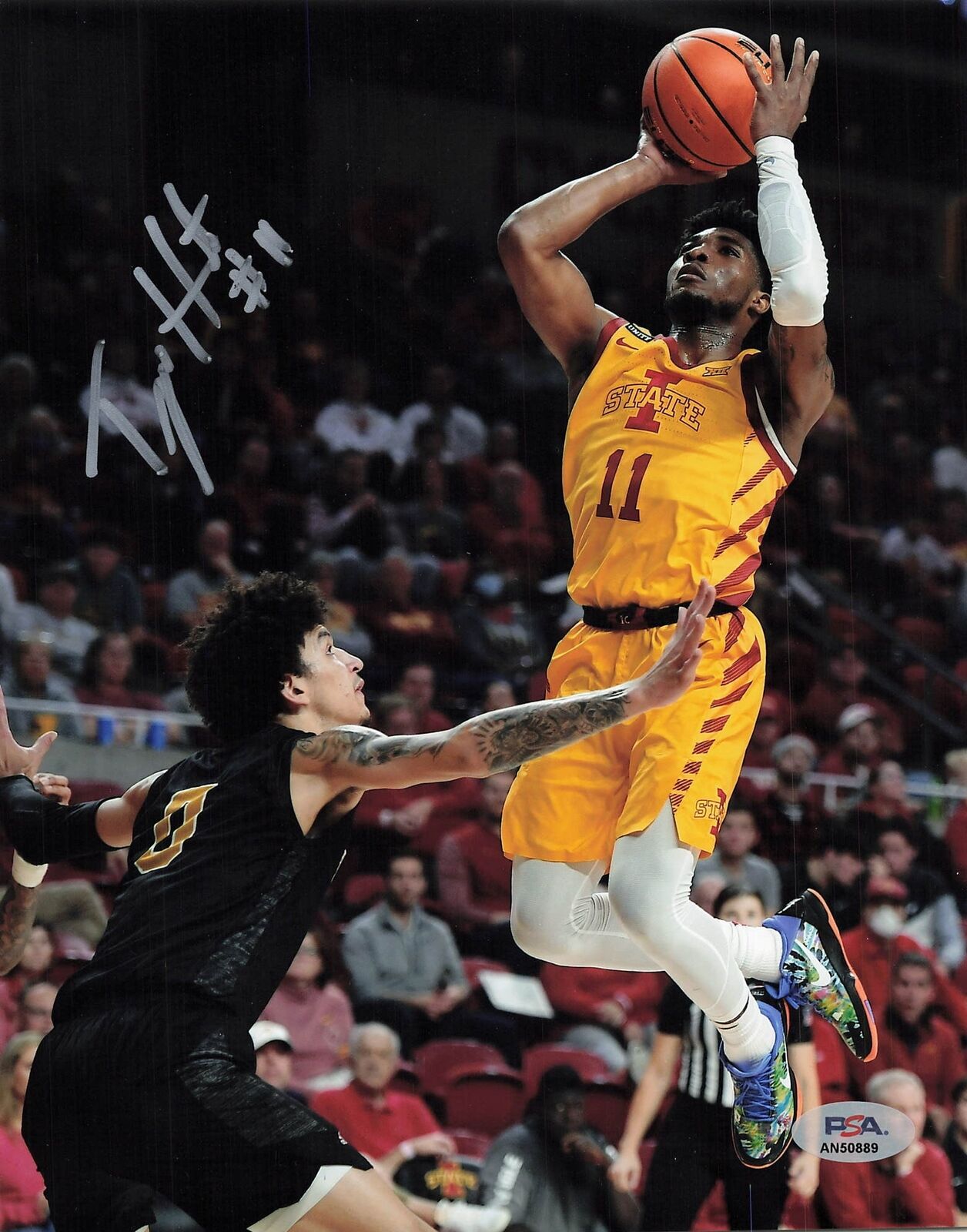 Tyrese Hunter signed 8x10 photo PSA/DNA Iowa State Cyclones Autographed