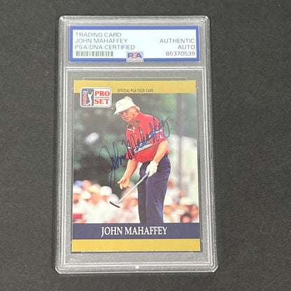 1990 Pro Set #38 John Mahaffey Signed Card PSA/DNA Slabbed AUTO Golf