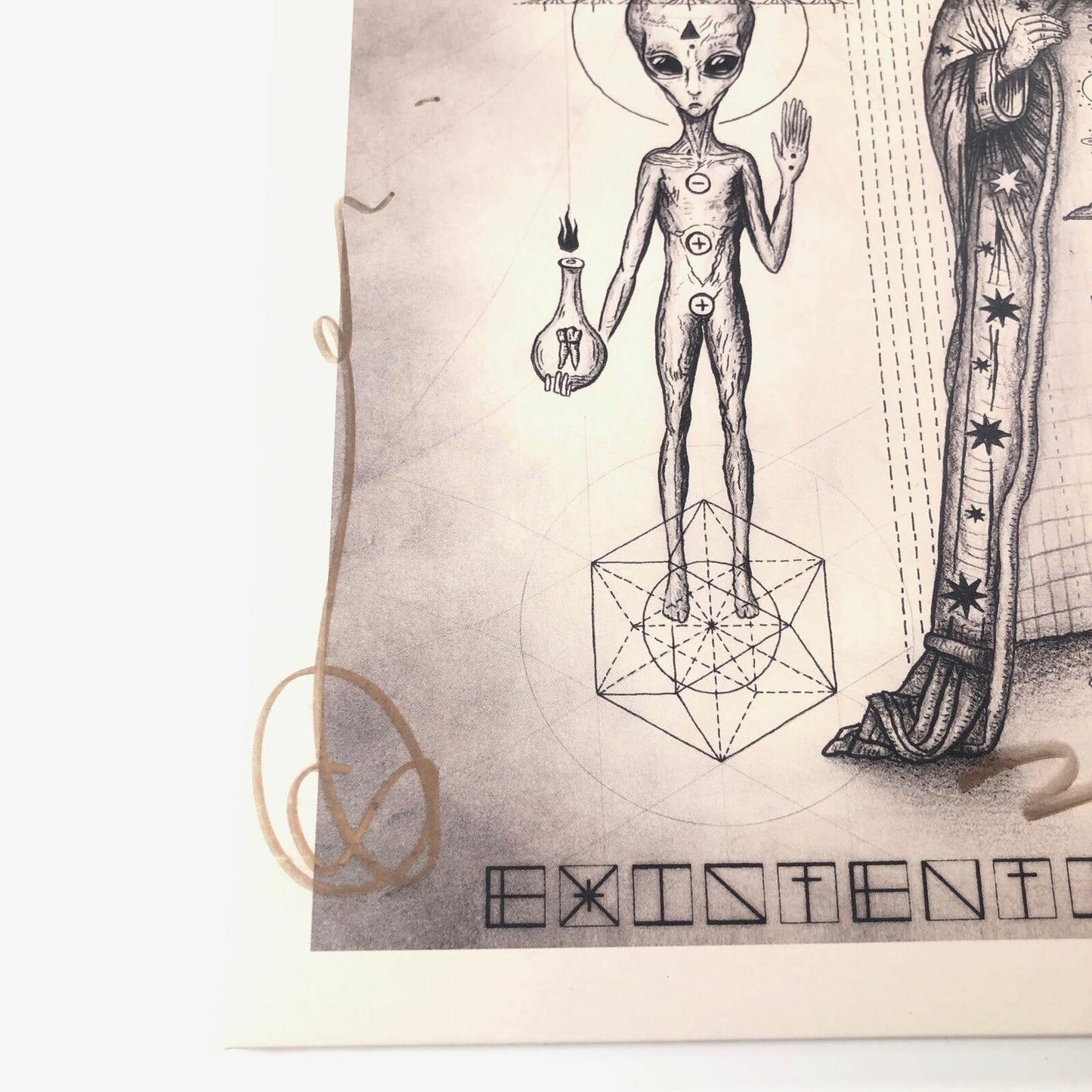 Maynard James Keenan Mat Mitchell & Carina Round signed Vinyl PSA/DNA Existentia