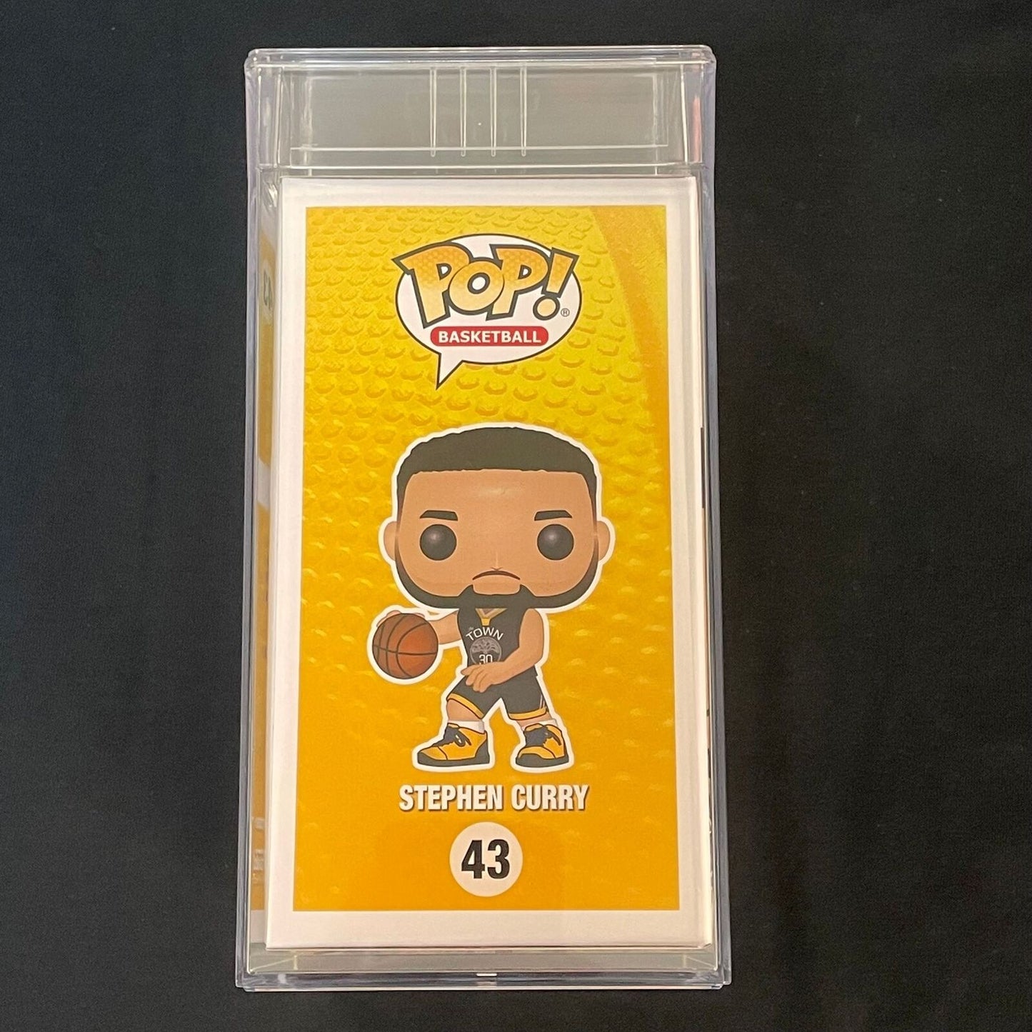 Stephen Curry Encapsulated Funko Pop #43 PSA NM-MT 9 Warriors