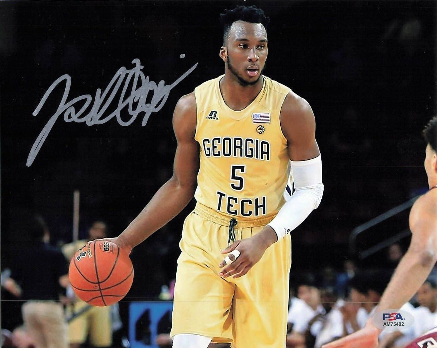 JOSH OKOGIE signed 8x10 photo PSA/DNA Georgia Tech Autographed