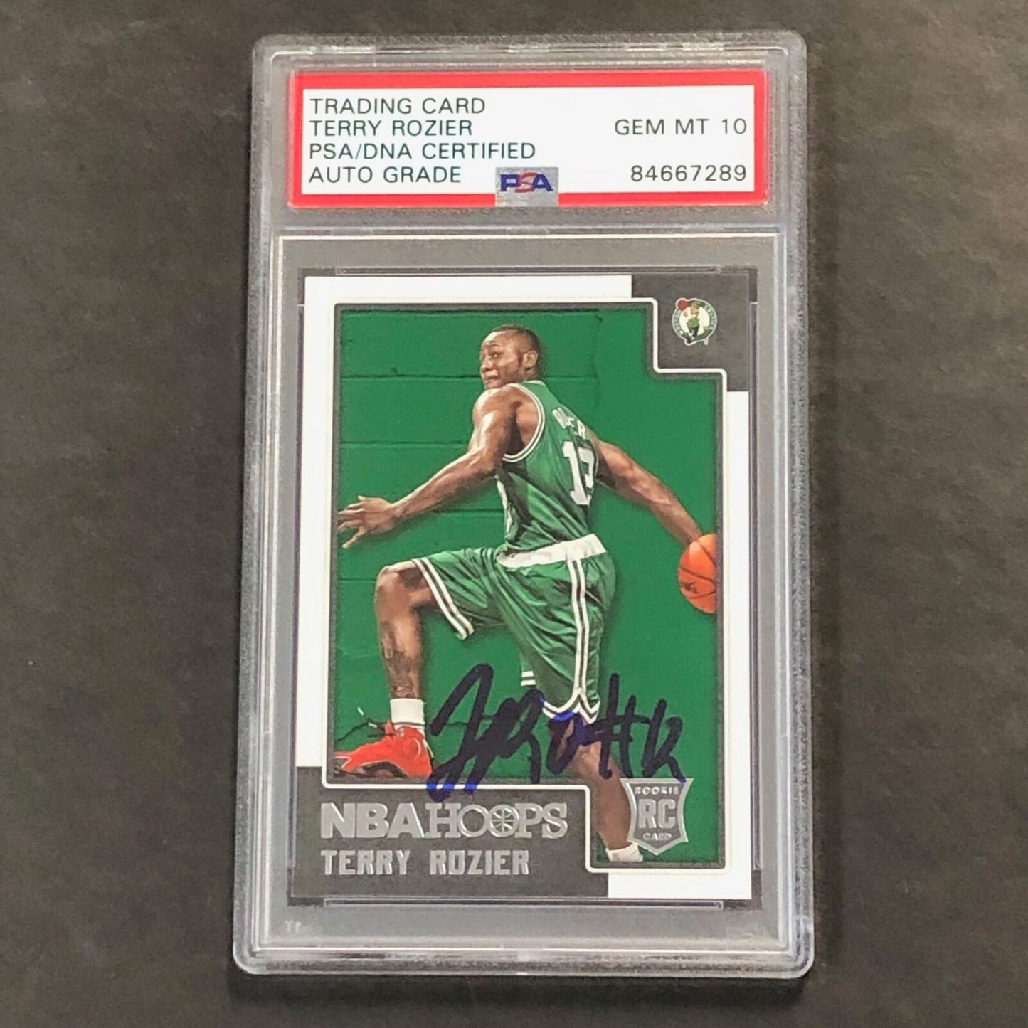 2015-16 NBA Hoops #274 Terry Rozier Signed Card AUTO GRADE 10 PSA/DNA Slabbed RC