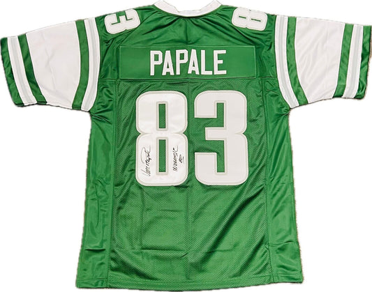 Vince Papale signed jersey JSA Philadelphia Eagles Autographed