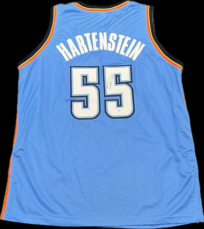 Isaiah Hartenstein Signed Jersey PSA Oklahoma City Thunder Autographed