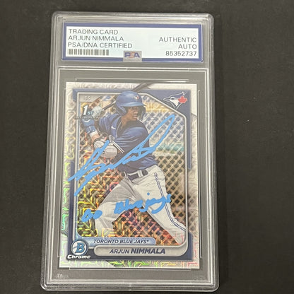 Bowman Chrome #BCP-142 Arjun Nimmala PSA