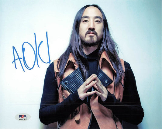 Steve Aoki signed 8x10 photo PSA/DNA Autographed Musician