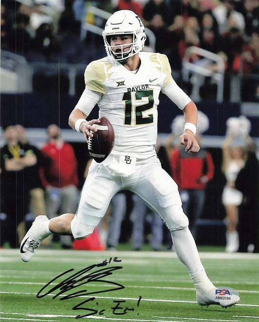 Charles Brewer signed 8x10 photo PSA/DNA Baylor Autographed