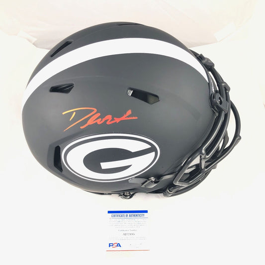 Deandre Swift Signed Full Size Speed Eclipse Helmet PSA/DNA Fanatics Georgia