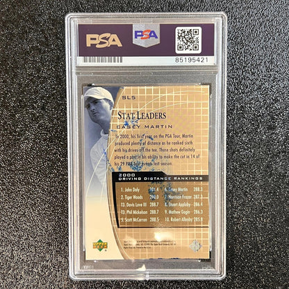 2000 Upper Deck #SL5 Casey Martin Signed Card PSA/DNA Autographed AUTO Slabbed G