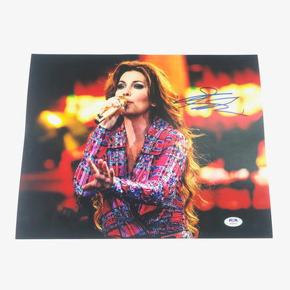 Shania Twain signed 11x14 photo PSA/DNA Autographed