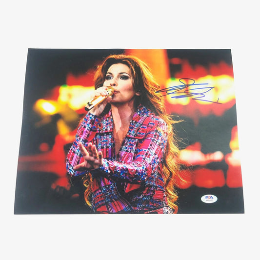 Shania Twain signed 11x14 photo PSA/DNA Autographed