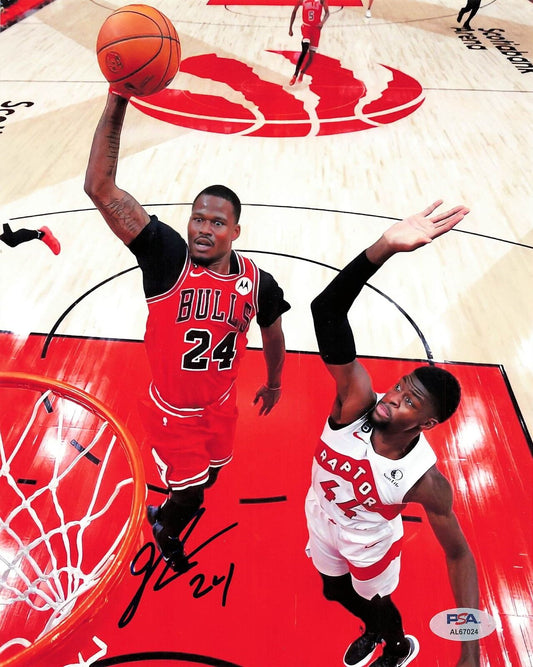 Javonte Green signed 8x10 photo PSA/DNA Chicago Bulls Autographed