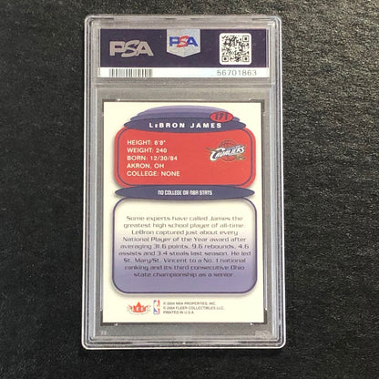 2003 Ultra Hummer H2 #171 Lebron James PSA 7 NM Cavaliers