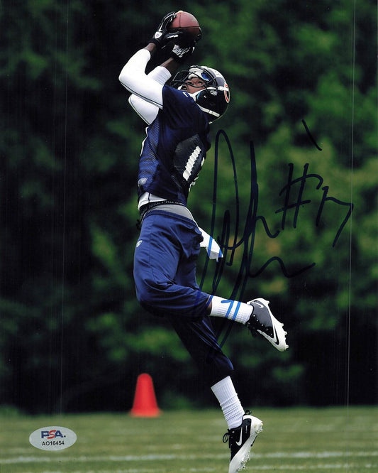 Alshon Jeffery signed 8x10 photo PSA/DNA Chicago Bears Autographed