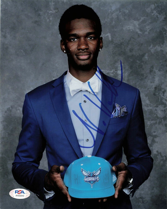 Noah Vonleh signed 8x10 photo PSA/DNA Charlotte Hornets Autographed