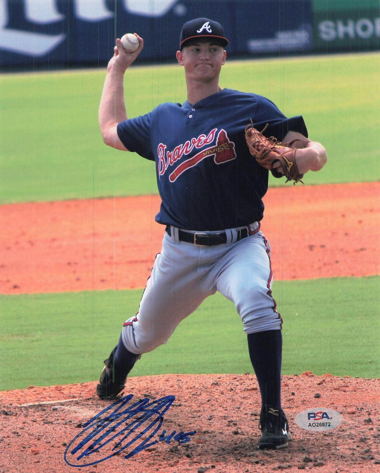 Mike Soroka signed 8x10 photo PSA/DNA Atlanta Braves Autographed