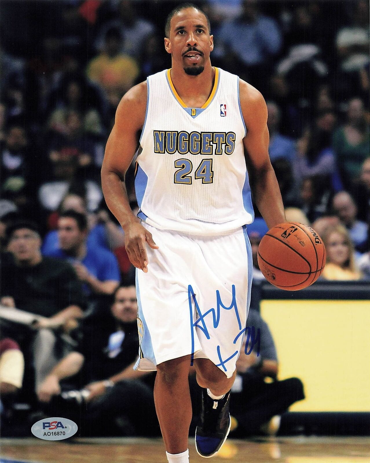 Andre Miller signed 8x10 photo PSA/DNA Denver Nuggets Autographed