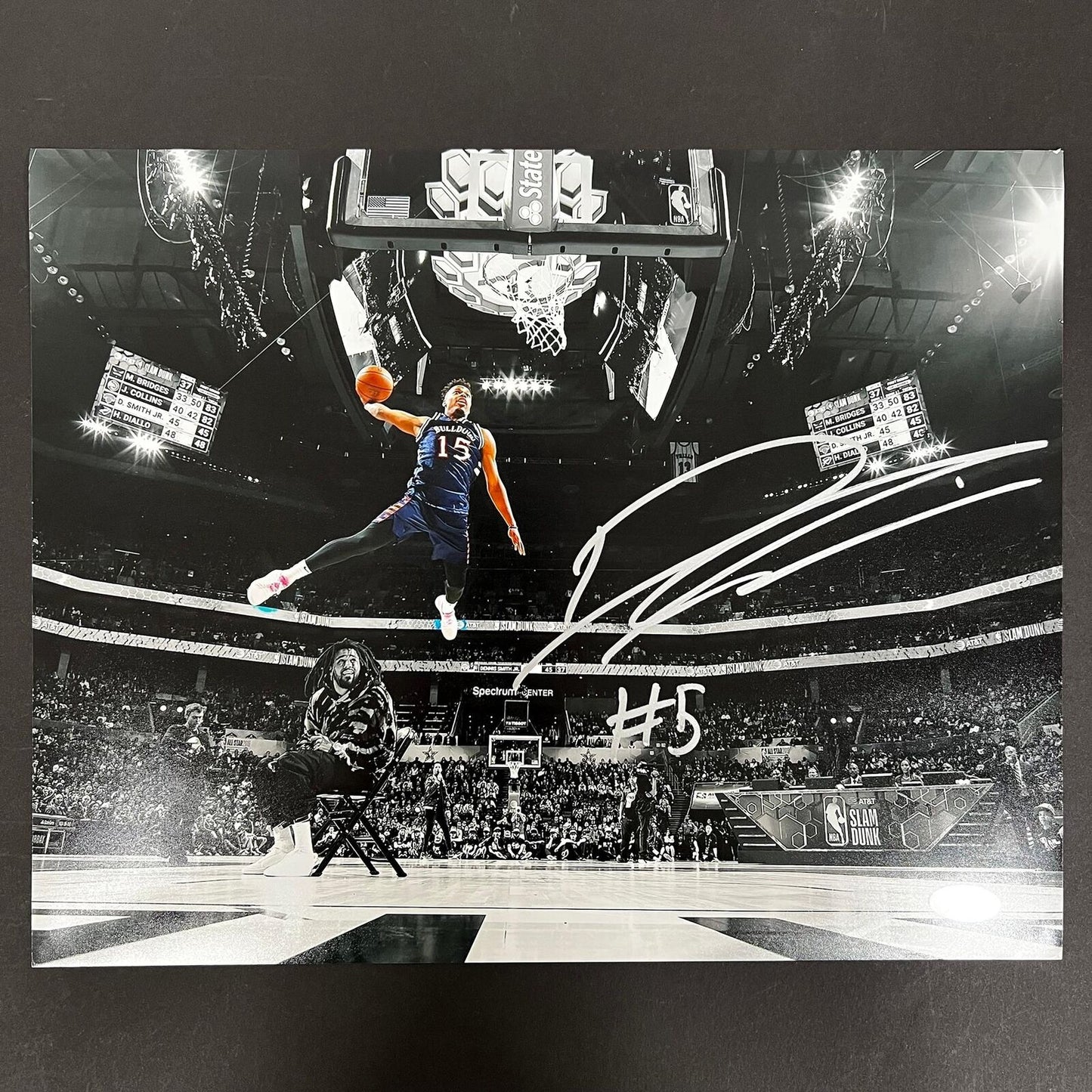 Dennis Smith Jr. signed 11x14 photo PSA/DNA Autographed