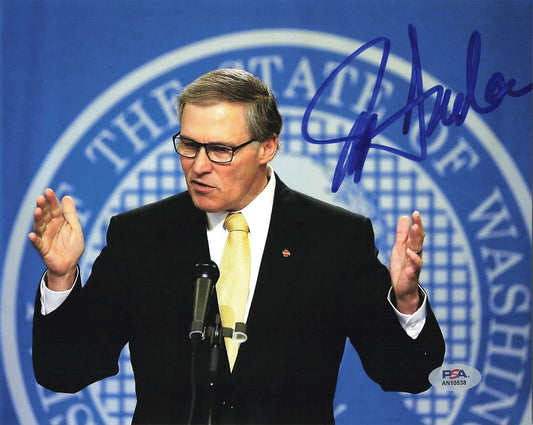 Jay Inslee signed 8x10 photo PSA/DNA Autographed