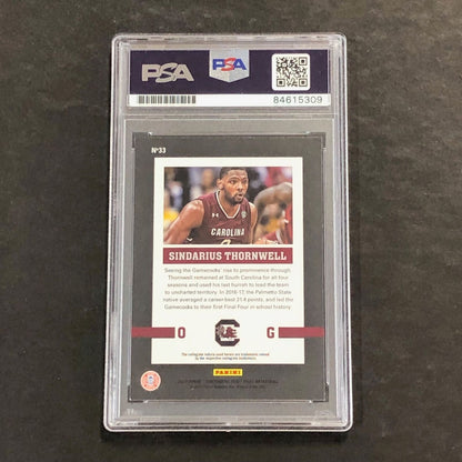 2017-18 Contenders Draft Picks School Colors #33 Sindarius Thornwell Signed Card