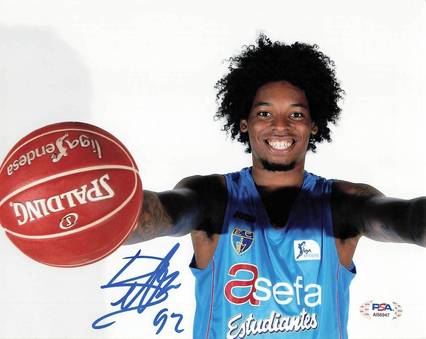 Lucas Nogueira signed 8x10  photo PSA/DNA Toronto Raptors Autographed