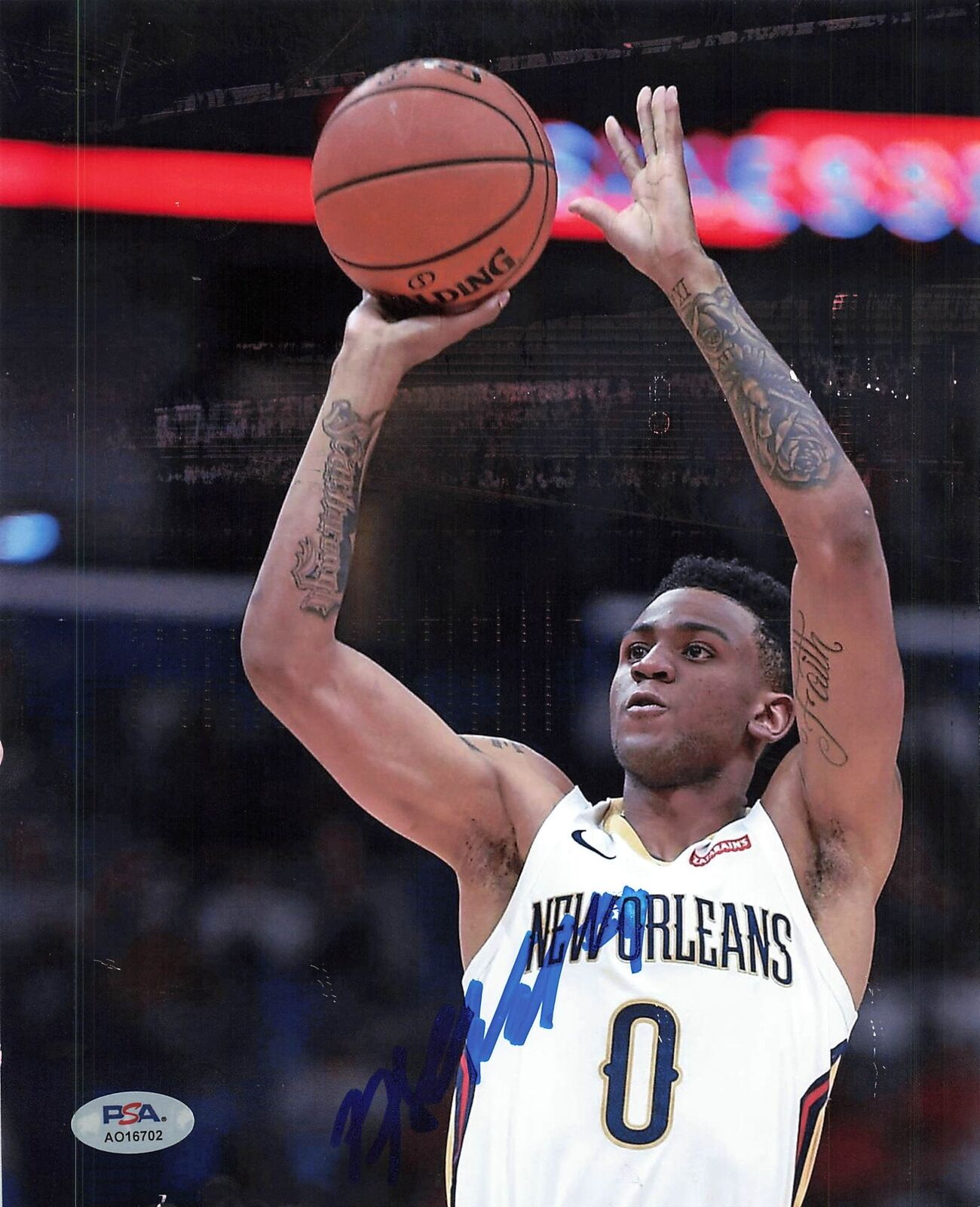 Nickeil Alexander-Walker signed 8x10 photo PSA/DNA New Orleans Pelicans Autograp