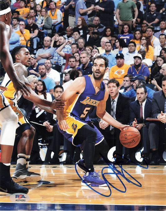 Jose Calderon signed 8x10 photo PSA/DNA Los Angeles Lakers Autographed