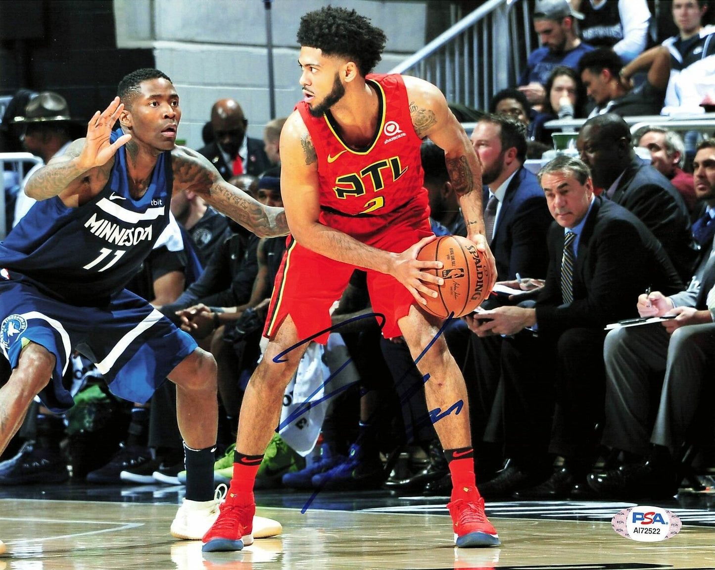 TYLER DORSEY signed 8x10 photo PSA/DNA Atlanta Hawks Autographed