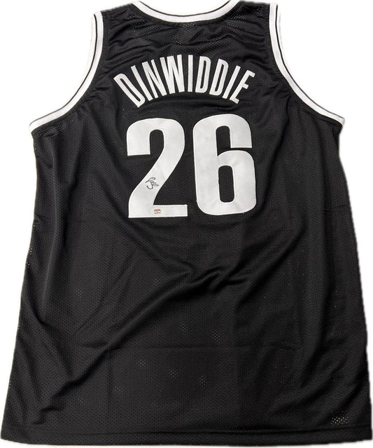 Spencer Dinwiddie signed jersey PSA/DNA Brooklyn Nets Autographed