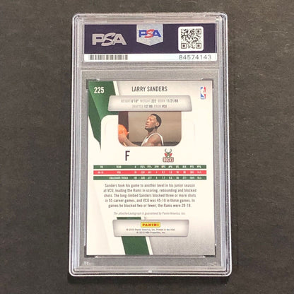 2010-11 Panini Prestige #225 Larry Sanders Signed Card PSA/DNA Slabbed Bucks