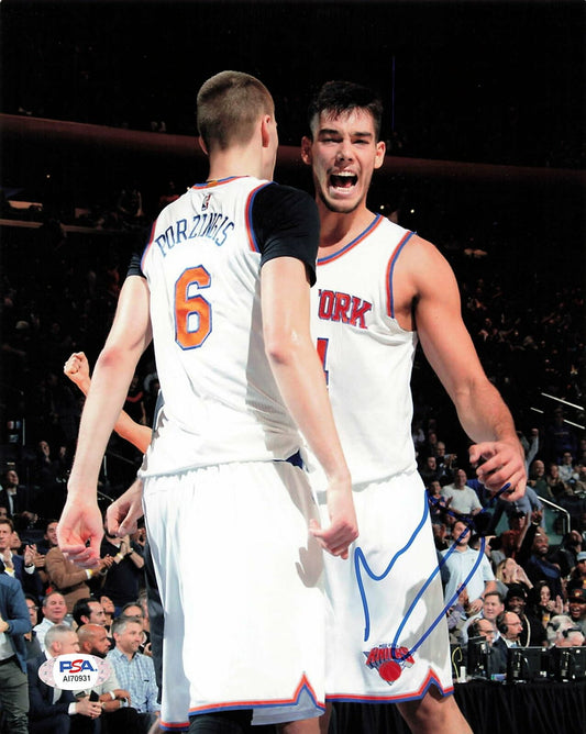 WILLY HERNANGOMEZ signed 8x10 photo PSA/DNA New York Knicks Autographed