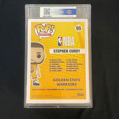 Stephen Curry Encapsulated Funko Pop #43 PSA NM-MT 8.5 Warriors