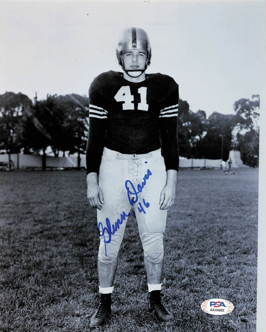 GLENN DAVIS signed 8x10 photo PSA/DNA Los Angeles Rams Autographed