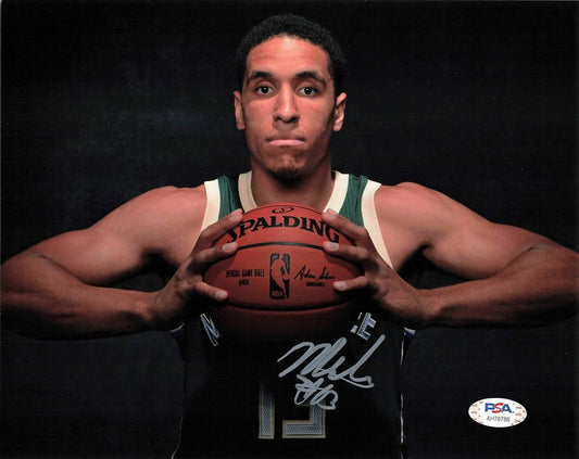 Malcolm Brogdon signed 8x10 photo PSA/DNA Milwaukee Bucks Autographed