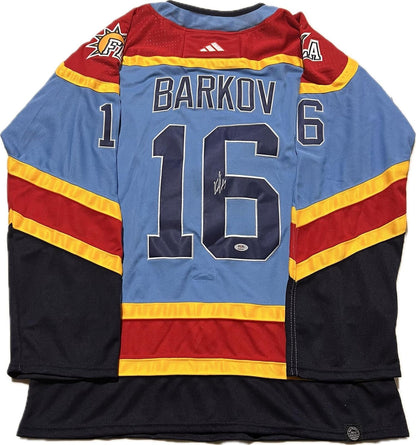 Aleksander Barkov Signed Jersey PSA/DNA Florida Panthers Autographed