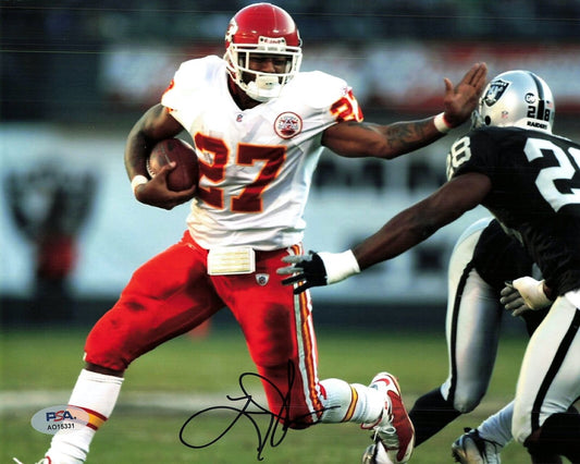 Larry Johnson signed 8x10 photo PSA/DNA Kansas City Chiefs Autographed