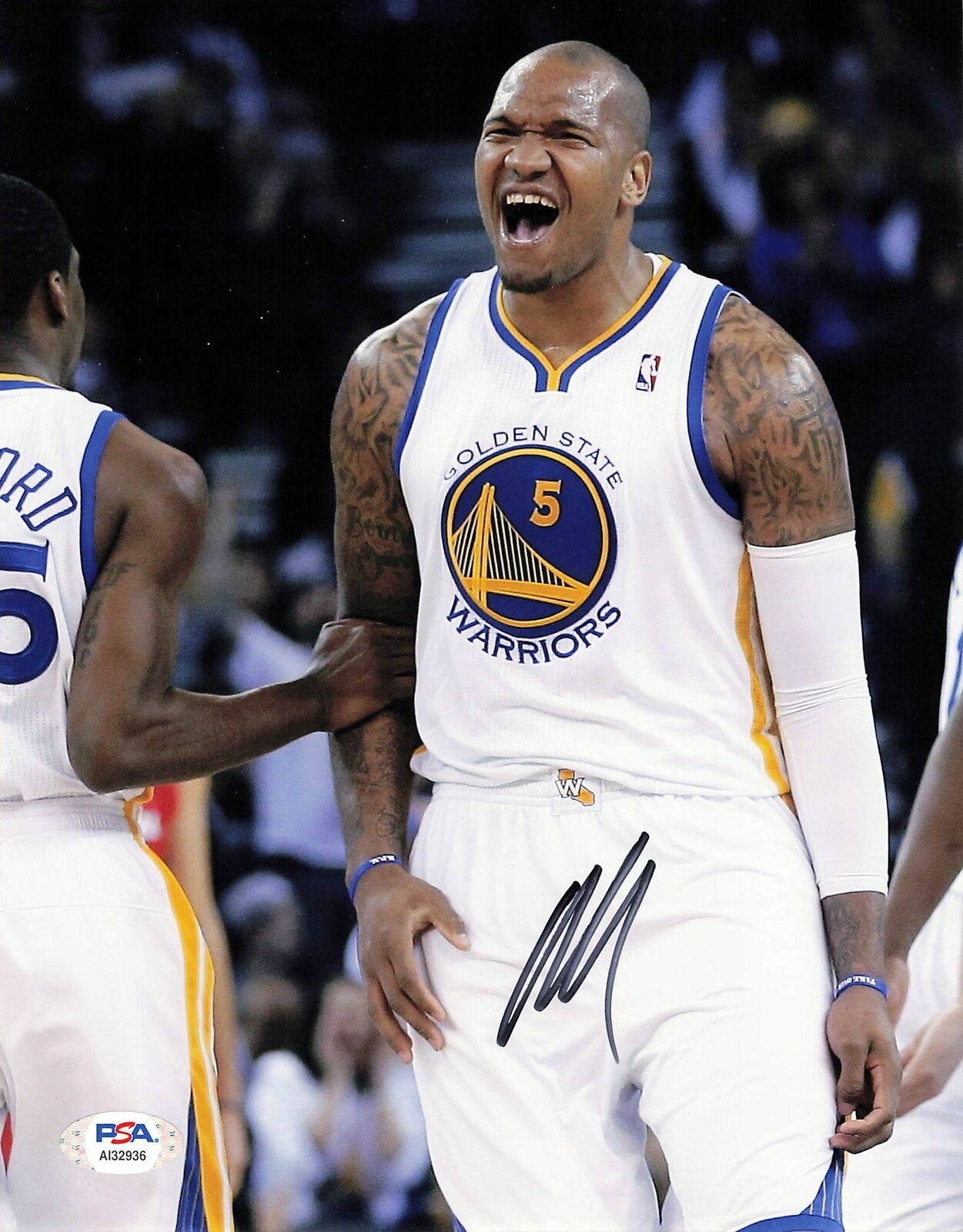 Marreese Speights signed 8x10 photo PSA/DNA Warriors Autographed Mo