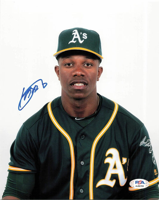 Lazaro Armenteros signed 8x10 photo PSA/DNA Oakland Athletics Autographed