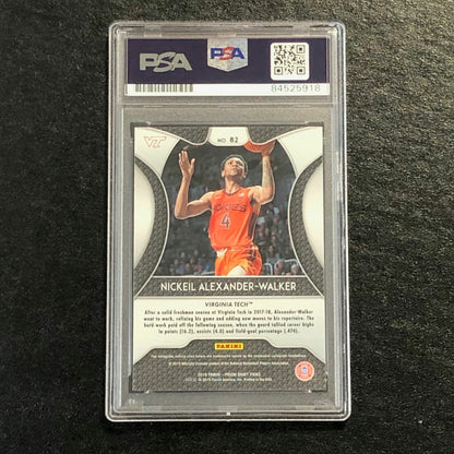 2019-20 Panini Prizm Draft Picks #82 Nickeil Alexander-Walker Signed Card AUTO P