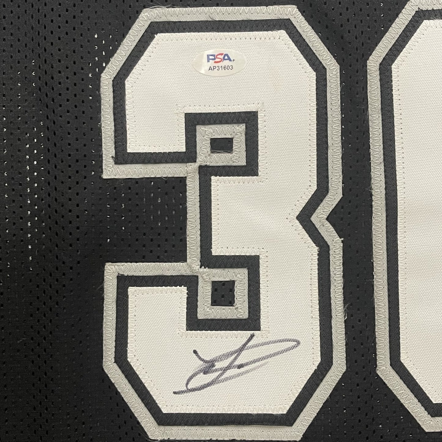 Julian Champagnie Signed Jersey PSA San Antonio Spurs Autographed