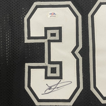 Julian Champagnie Signed Jersey PSA San Antonio Spurs Autographed