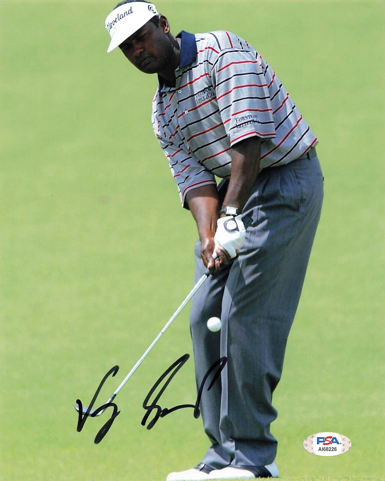 Vijay Singh Signed 8x10 Photo PSA/DNA Autographed Golf