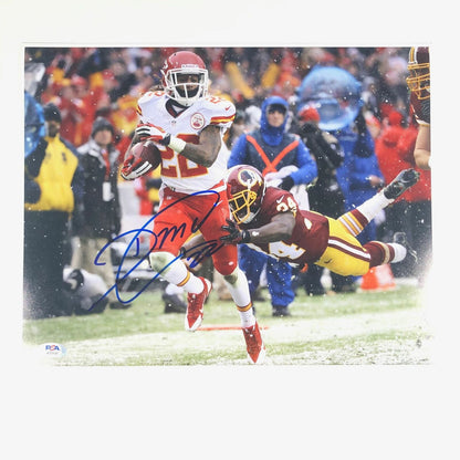 DEXTER McCLUSTER signed 11x14 photo PSA/DNA Kansas City Chiefs Autographed
