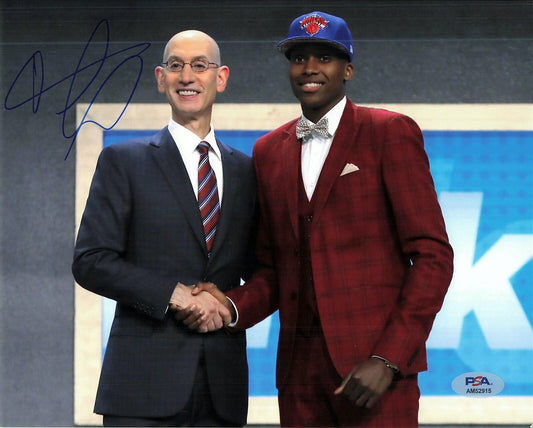 Frank Ntilikina signed 8x10 photo PSA/DNA New York Knicks Autographed