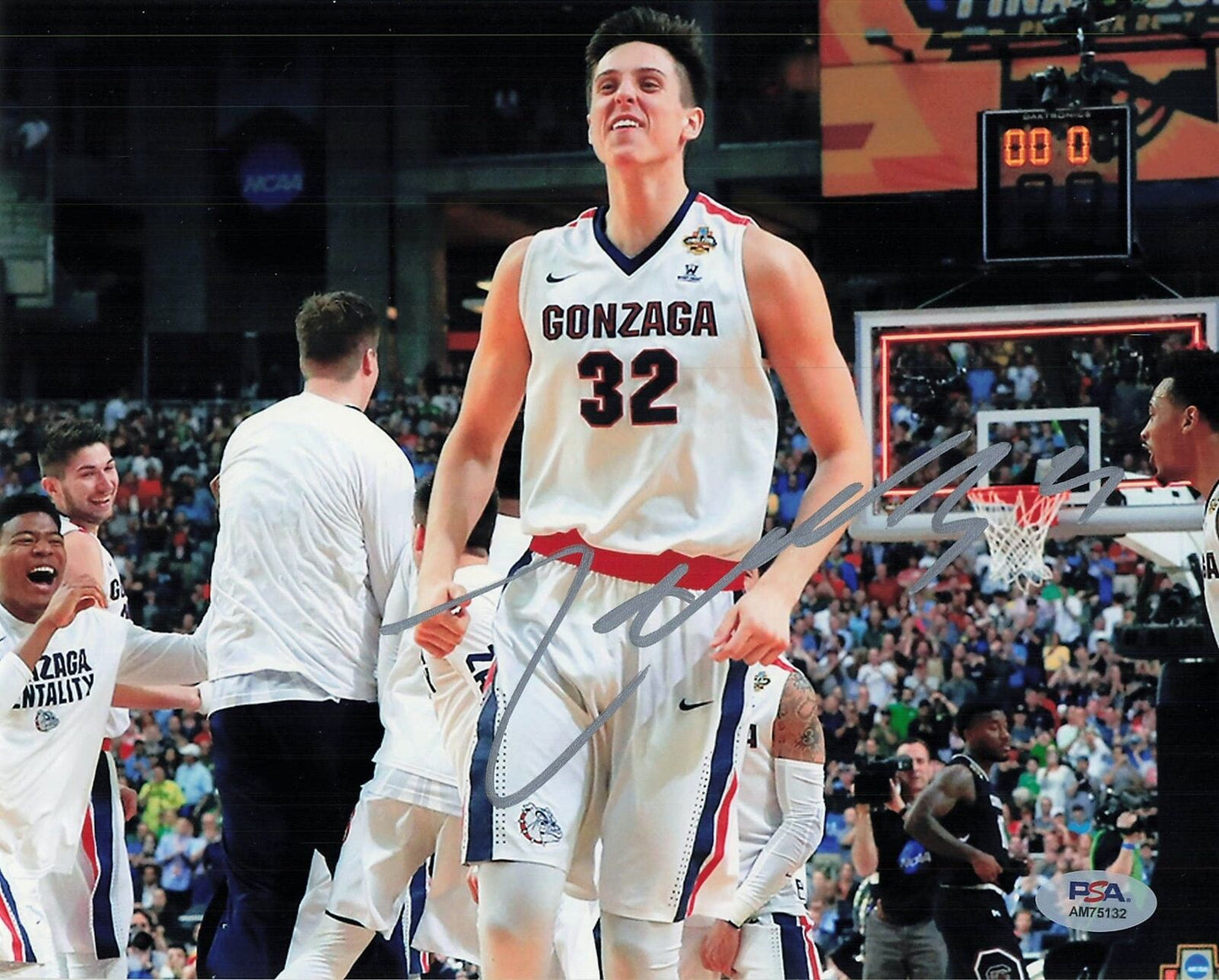 Zach Collins signed 8x10 photo PSA/DNA Portland Gonzaga autographed Trail Blazer