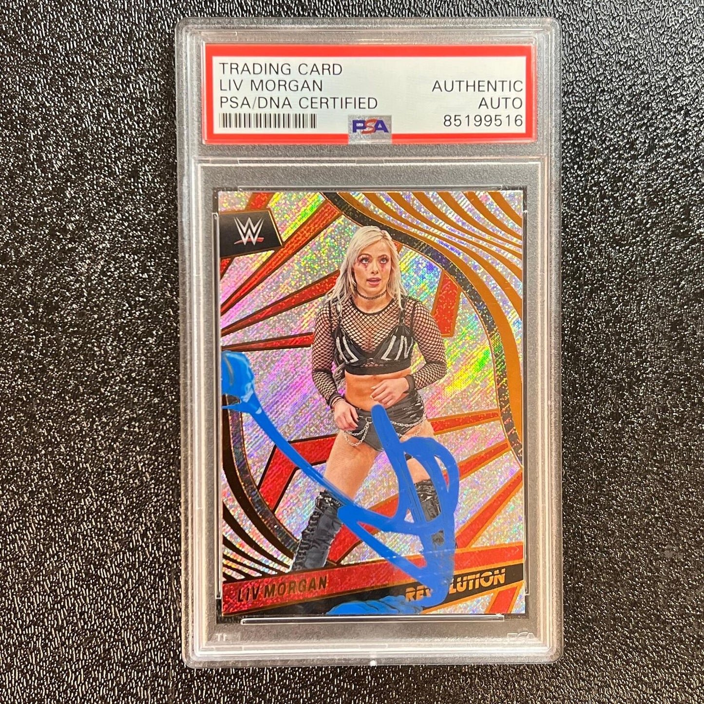 2022 Panini WWE Revolution #70 Liv Morgan Signed Card AUTO PSA/DNA Slabbed WWE